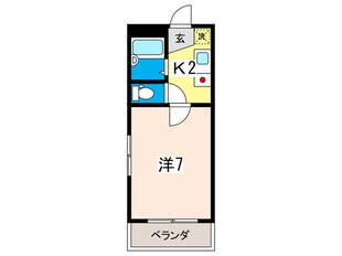 リバ－ジュ山下の物件間取画像